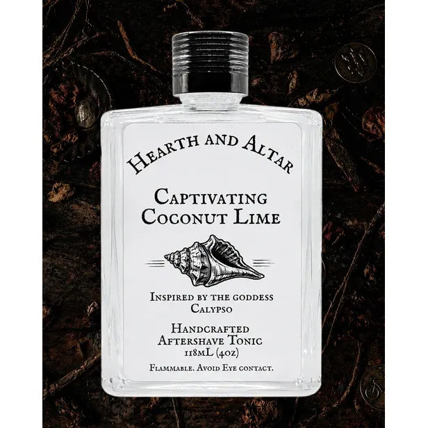 Hearth and Altar Hearth And Altar Captivating Coconut Lime- Aftershave Tonic 4 Oz Aftershave Black