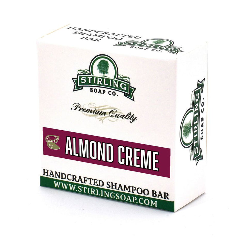 Stirling Soap Co Stirling Soap Co. Almond Creme Shampoo Bar 3.8 Oz Bar Soap White Smoke