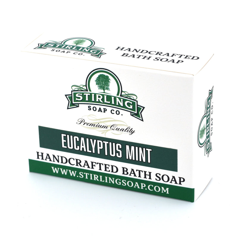 Stirling Soap Co Stirling Soap Co. Eucalyptus Mint Bath Soap 5.5 Oz Bar soap White Smoke