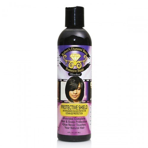 VIP Extensions Roberts Diamond Bond Protective Shield Kharkoal, 2 oz Wig Adhesive White Smoke