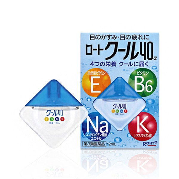 AsiaBeautyMall Rohto Cool 40α Eye Drop Eye Drops White Smoke