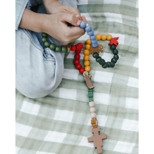 Be A Heart St. Francis DIY Rosary Kit rosary kit Light Gray