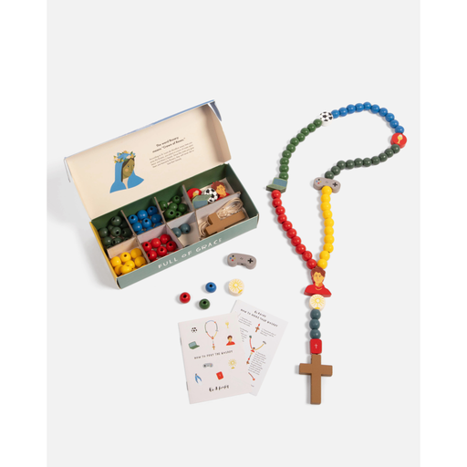 Be A Heart Saint Carlo Acutis Rosary Kit rosary kit White Smoke