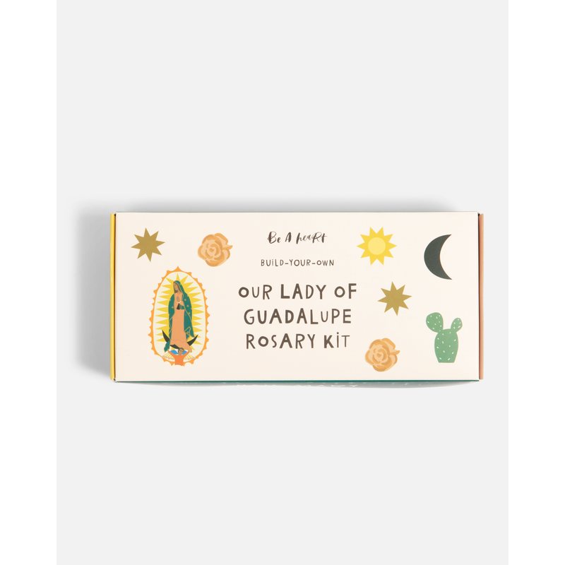 Be A Heart Our Lady of Guadalupe DIY Rosary Kit rosary kit Seashell