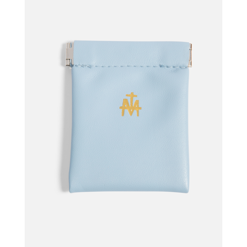 Be A Heart Blue Rosary Pouch Accessories Light Steel Blue