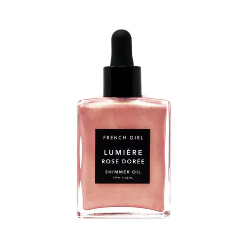 FRENCH GIRL Rose Gold Shimmer Oil Body Oil Black