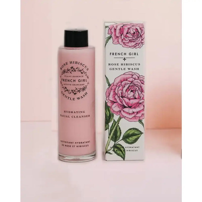 FRENCH GIRL Rose Hibiscus Gentle Wash - 100 ml Facial Cleansers Light Gray