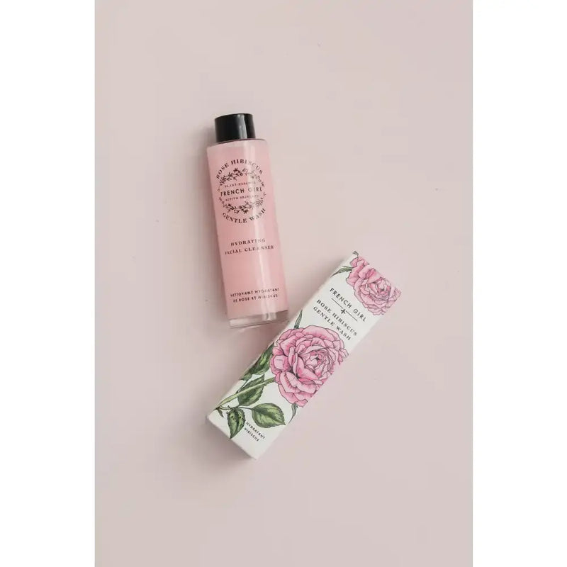 FRENCH GIRL Rose Hibiscus Gentle Wash - 100 ml Facial Cleansers Light Gray