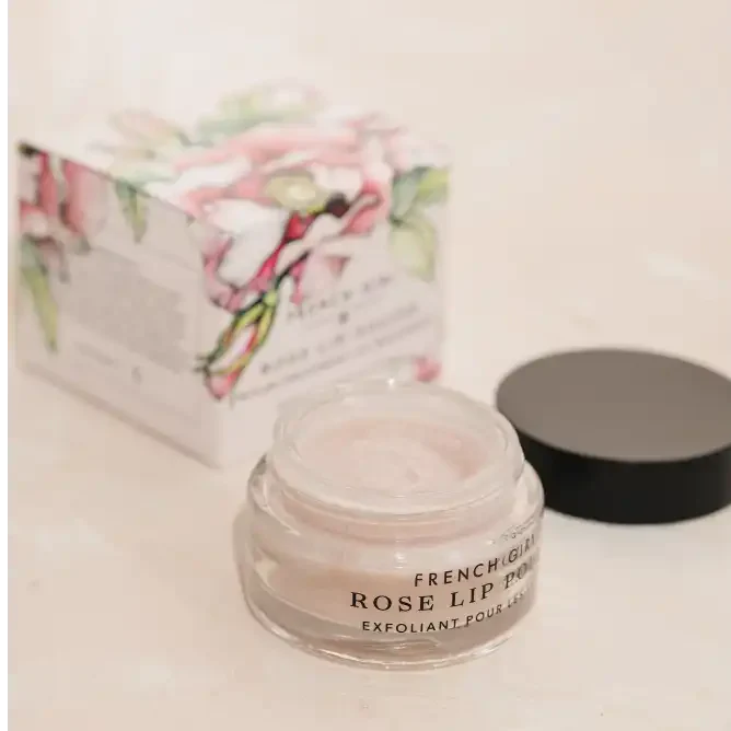 FRENCH GIRL Rose Lip Polish Lip Makeup Light Gray