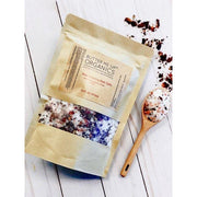 Butter Me Up Organics Organic Rose Salt Soak / Epsom Salt Soak / Pink Himalayan Sea Salt / Rose Absolut / Spa Gift / Butter Me Up Organics Bath Light Gray
