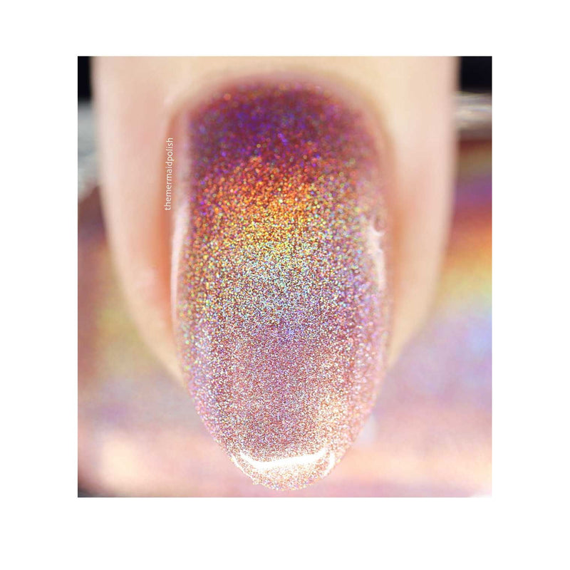 UberChic Beauty Rose Gold - Holographic Polish Regular Polish Gray
