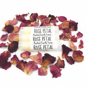 Rooted Earth Farm + Apothecary Rose Petal Lip Balm Lip Balms + Tints White Smoke 1 lip balm,3 lip balms
