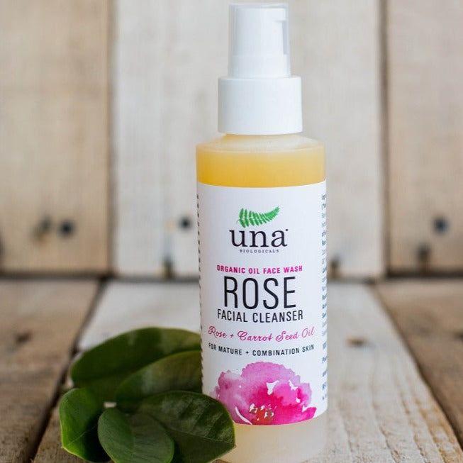 Una Biologicals® Rose Gentle Face Cleanser | Face Care | Una Biologicals Skin Care Facial Cleanser Gray 4oz,2oz