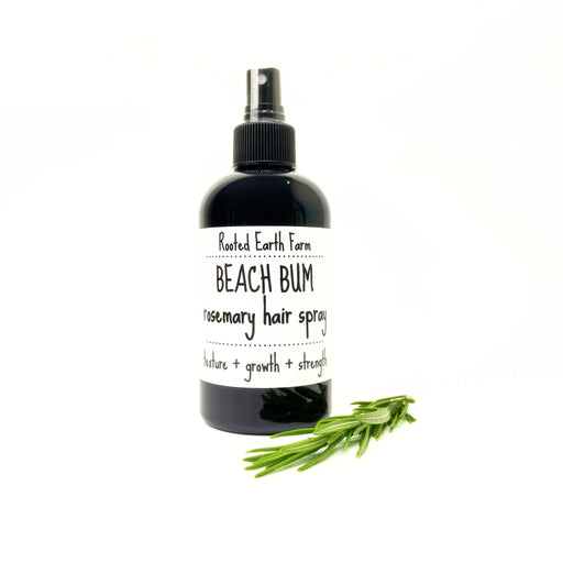Rooted Earth Farm + Apothecary Beach Bum Hair Spray Hair + Nail Care White Smoke Rosemary
