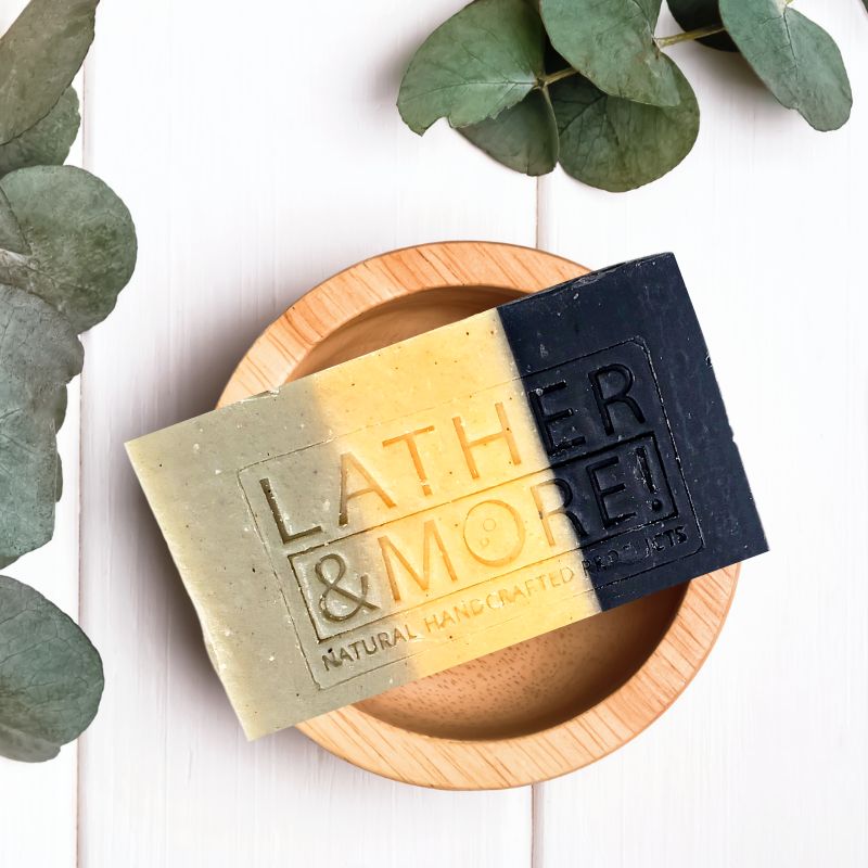 Lather and More! Rosemary Peppermint and Tea Tree Facial Soap Soap Dark Slate Gray