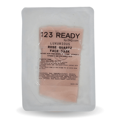 ZAQ Skin & Body Rose Quartz Luxurious Hydrogel Face Mask Face Mask Gray 1 Pk (1 Single-use treatments)