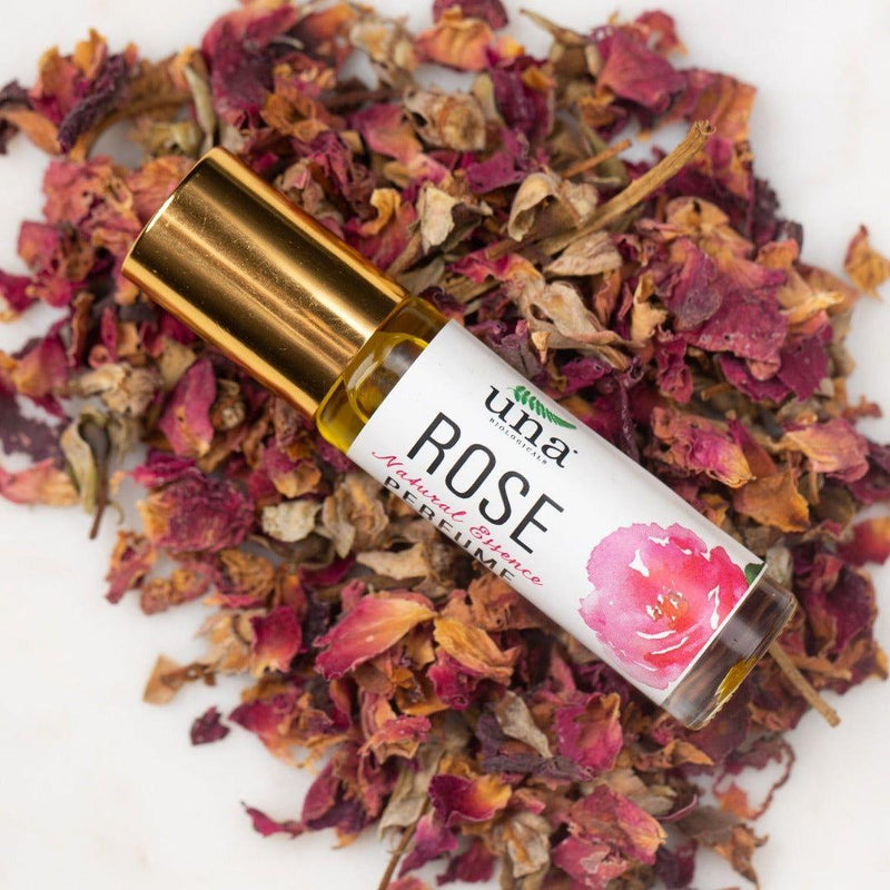 Una Biologicals® Rose Perfume | Natural Fragrance | Una Biologicals Essential Oil Roll-On Sienna