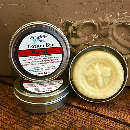 Soaplicity Rogue Lotion Bar Lotion Bar Saddle Brown