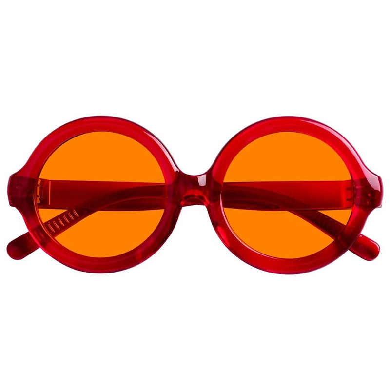 eyekeeper.com Round 100% Blue Light Blocking Orange Glasses Metalless Screwless R2313-B98 Eyeglasses White Smoke Black / without magnification,Light Blue / without magnification,Green / without magnification,Rose / without magnification,Purple Red / without magnification,Red / without magnification