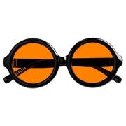 eyekeeper.com Round 100% Blue Light Blocking Orange Glasses Metalless Screwless R2313-B98 Eyeglasses White Smoke Black / without magnification,Light Blue / without magnification,Green / without magnification,Rose / without magnification,Purple Red / without magnification,Red / without magnification