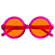 eyekeeper.com Round 100% Blue Light Blocking Orange Glasses Metalless Screwless R2313-B98 Eyeglasses White Smoke Black / without magnification,Light Blue / without magnification,Green / without magnification,Rose / without magnification,Purple Red / without magnification,Red / without magnification