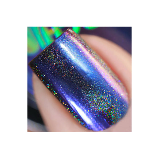 UberChic Beauty Chameleon Holographic Nail Powder: Royalty Suits Me Powder Tan
