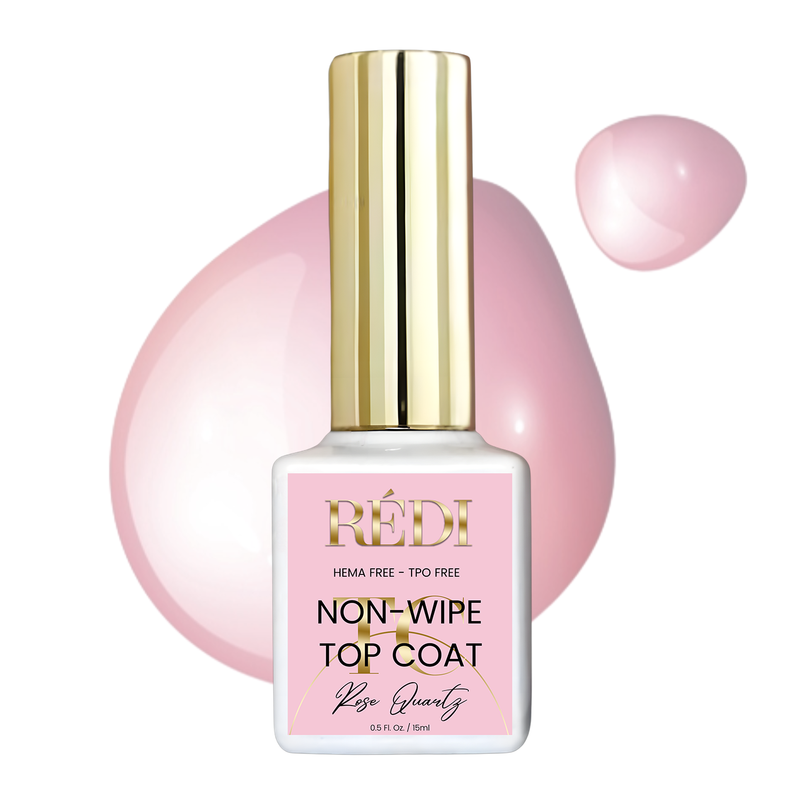Red Iguana LLC Top Coat Non-Wipe Rose Quartz Top Coats White Smoke