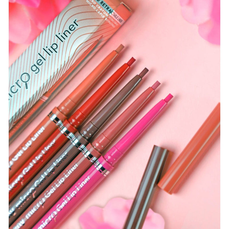 Rude Cosmetics Teeny Weeny Rich and Creamy Micro Gel Lip Liner Lip Liner Pink Blushing Bare,Simply nude,She's Basic,In the Buff,Double Dare,High Standards,Dream On,Guess Again,I'm A Flirt,Seeing Red,Wild Ride,Temptation,Get Some,Let's Chill