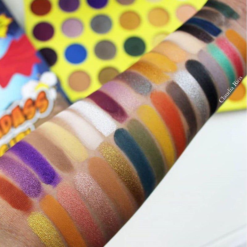 Rude Cosmetics The Badass Rudegirl 35 Eyeshadow Palette - Book 6 Eyeshadow Palettes Dark Khaki The Badass Rudegirl