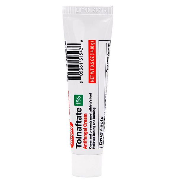 Rugby Rugby Tolnaftate 1% Antifungal Cream 0.5 oz Antifungal Cream Lavender
