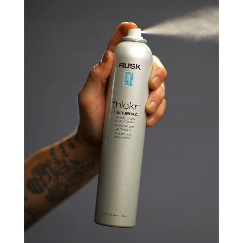 Rusk Rusk Thickr Hairspray for Fine Hair 360 mL Hairspray Dark Slate Gray