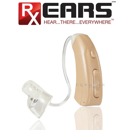 RX Ears RX Ears Hearing Aids, Model RX8, Beige, Disposable/Single-Use Health Care White Smoke