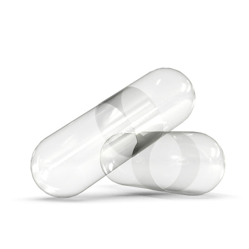 Medisca Empty Size 000 Clear Gelatin Capsules (10,000 Count) Medical Supplies White Smoke