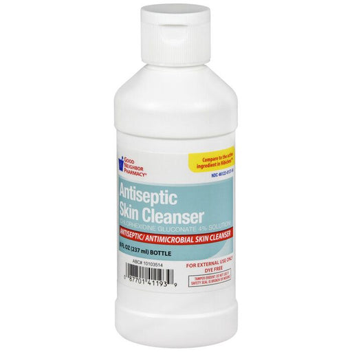 Good Neighbor Pharmacy GNP Antiseptic Skin Cleanser Solution 4% (8 oz) Antiseptics & Cleaning Supplies Lavender