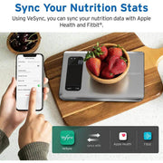SmartPursue™ Food Scale Smart Nutrition Scale - Limited Stock Kitchen Scale White Smoke Black & Grey,Light Grey Smart