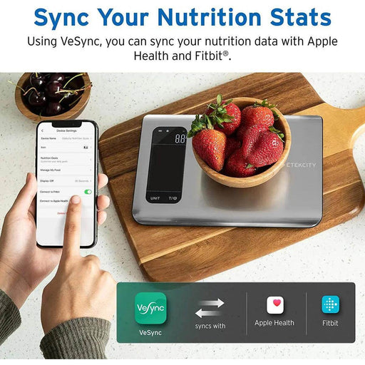SmartPursue™ Food Scale Smart Nutrition Scale - Limited Stock Kitchen Scale White Smoke Black & Grey,Light Grey Smart