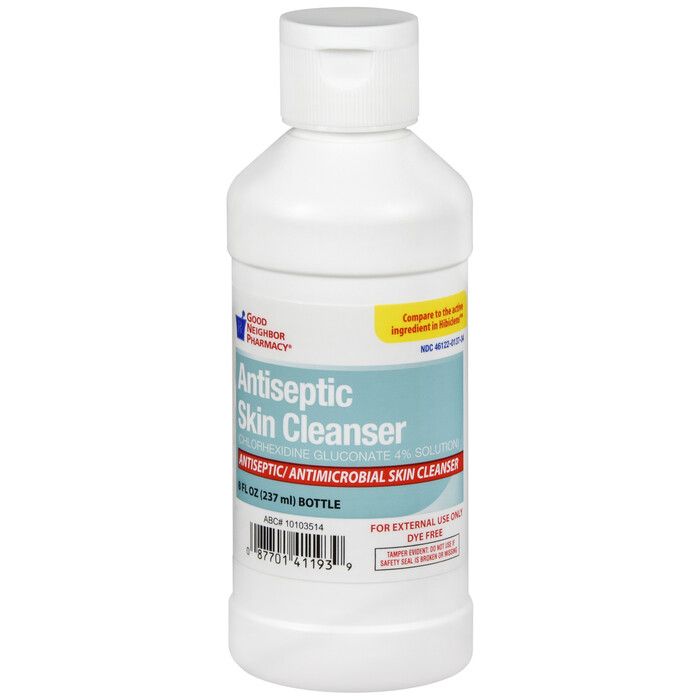 Good Neighbor Pharmacy GNP Antiseptic Skin Cleanser Solution with Pump, 473 mL (16 fl oz) Antiseptics & Cleaning Supplies Lavender
