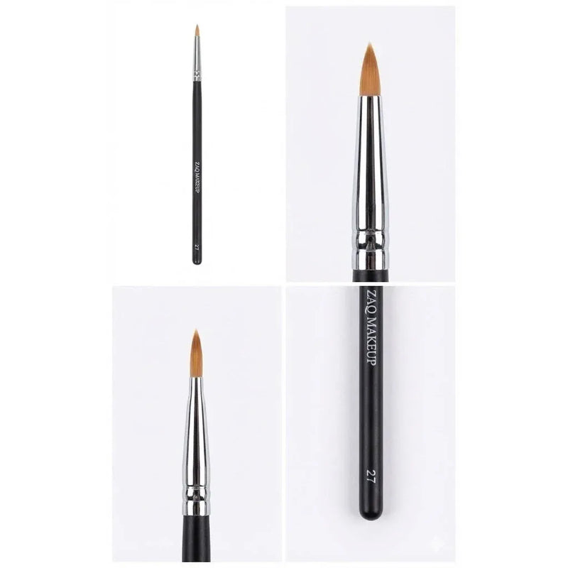 ZAQ Skin & Body LINER DETAIL BRUSH Make Up White Smoke