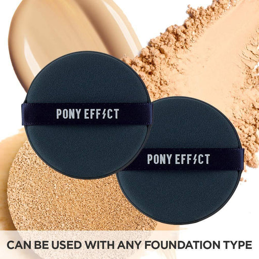AsiaBeautyMall Pony Effect Cushion Puff Puff Dark Slate Gray