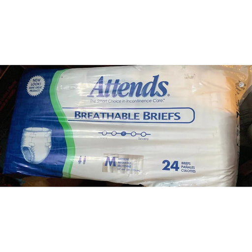 Attends Attends Bf 4X24 Md Diapers Adult Gray