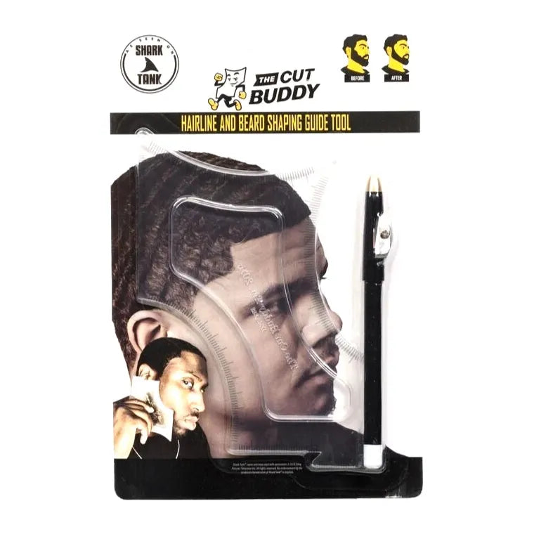 The Cut Buddy The Cut Buddy Barber Perfect Beard/Haircut Trim & Shave Guide Hair Trimmers White Smoke