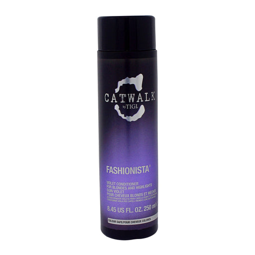 VIP Extensions TIGI Catwalk Fashionista Violet Conditioner for Blondes and Highlights 8.45 oz Conditioner Black