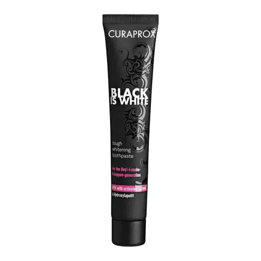 Curaprox Black is White Fluoride Whitening Toothpaste 3 Fl Oz Toothpaste Dark Slate Gray