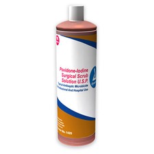 Dynarex Dynarex Povidone-Iodine Surgical Scrub Solution 16 Oz Scrubs White Smoke