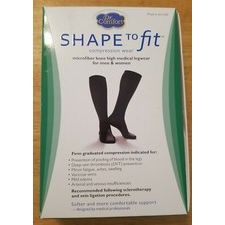 shape to fit Dr. Comfort Shape to Fit Compression Wear, Knee High, 20-30mmHg, Beige, X-large Knee Socks Light Gray