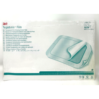 3M 3M Tegaderm Transparent Film Dressing, 8 x 12 Inch (10 Count Box) Medical Tape & Bandages White Smoke