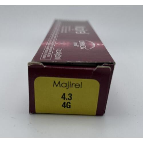 Majirel L'Oreal Professionnel Majirel Permanent Creme Color 4.3 Hair Color Gray