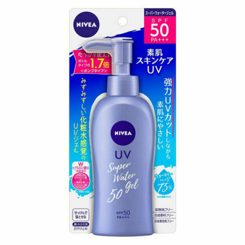 AsiaBeautyMall NIVEA UV Super Water Gel Sunscreen SPF 50 PA+++ Sunscreen Light Slate Gray