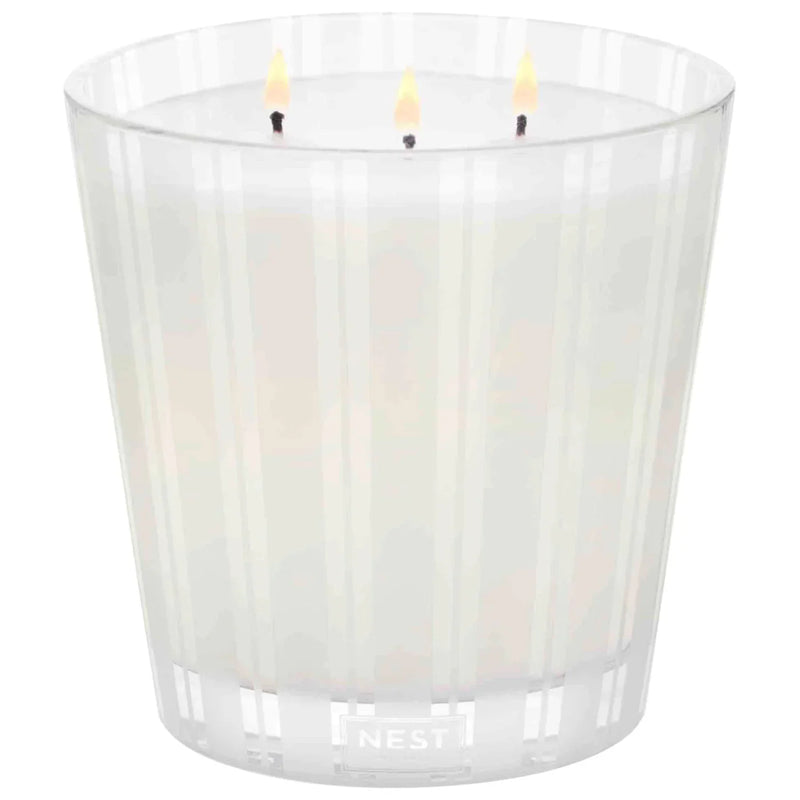 Nava Beauty Nest New York Grapefruit Candle Antique White Votive 2 oz,Classic 8.1 oz,3-Wick 21.2 oz