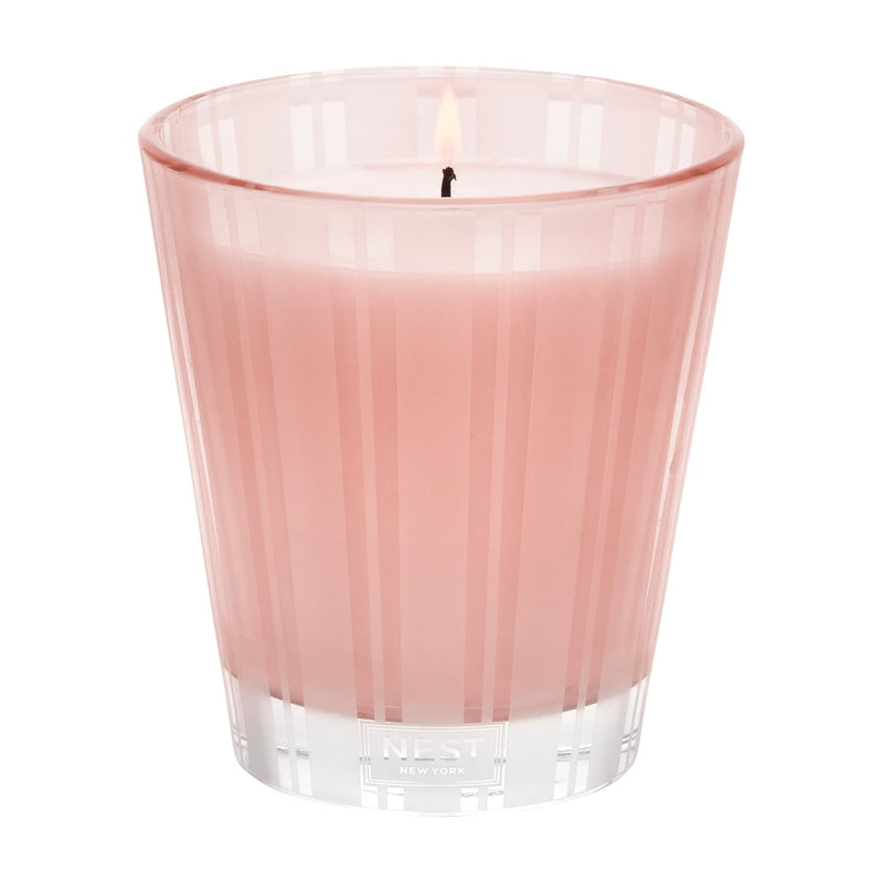 Nava Beauty Nest New York Himalayan Salt & Rosewater Candle White Smoke Classic 8.1 oz